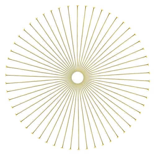TOAOB 100 Stück Edelstahl Flachen Kopfstifte 70mm Nietstifte Kettelstifte Prismenstifte Golden für DIY Schmuckherstellung TOAOB 100 Stück Edelstahl Flachen Kopfstifte 70mm Nietstifte Kettelstifte Prismenstifte Golden für DIY Schmuckherstellung von TOAOB THE ONE AND ONLY BABY
