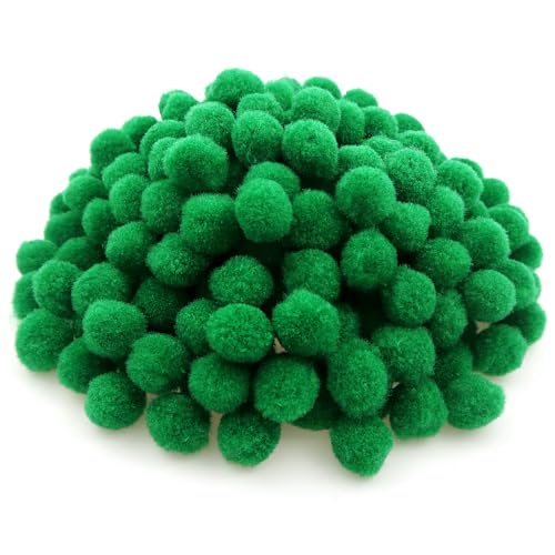 TOAOB 300 Stück Pompons 20 mm Klein Grün Pompom Flauschigen Plüsch Set Bälle Kunst Bommel für Lustige DIY Kreative Handwerk von TOAOB THE ONE AND ONLY BABY