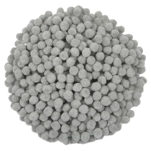 TOAOB 300 Stück Pompons 20mm Grau Pompom Flauschigen Plüsch Set Bälle Kunst Bommel für Lustige DIY Kreative Handwerk von TOAOB THE ONE AND ONLY BABY