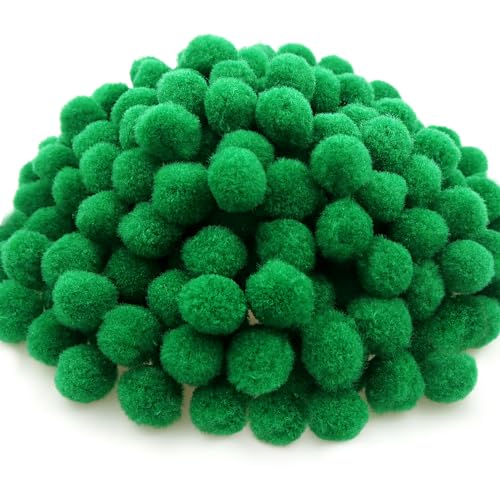 TOAOB 300 Stück Pompons 25 mm Grün Pompom Flauschigen Plüsch Set Bälle Kunst Bommel für Lustige DIY Kreative Handwerk von TOAOB THE ONE AND ONLY BABY