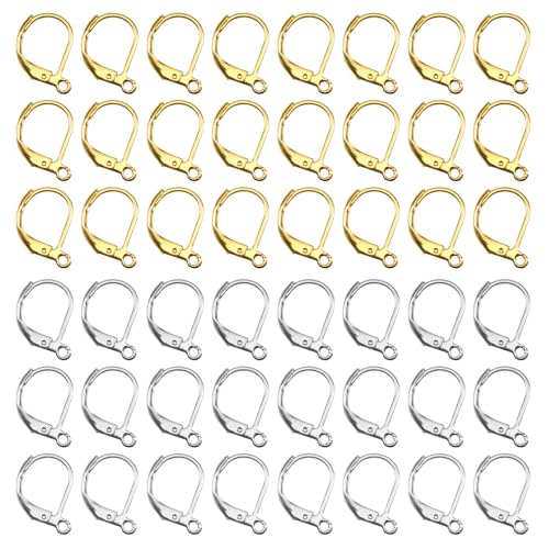 TOAOB 80 Stück Edelstahl Hebel Zurück Ohrhaken 15 x 10mm für Schmuckherstellung TOAOB 80 Stück Edelstahl Hebel Zurück Ohrhaken 15 x 10mm für Schmuckherstellung von TOAOB THE ONE AND ONLY BABY