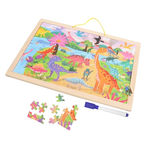 TOBBOMEY 1 Set Holz DIY Rätsel Kleinkind Puzzle Rätsel Für Kleinkinder Meer Tier Zeichnen Kinderspielzeug Lustige Puzzle Lernen Puzzle Zeichenbrett von TOBBOMEY