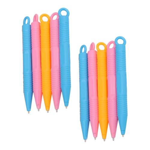 TOBBOMEY 10 Stk Zeichenbrett Stift Tinte Magnetisches Perlenspielzeug Stift Magnetisch Magnetische Buchstaben Elektronisch Kinderschreibtafel Whiteboard Tablette Lcd Magnete Bausatz Plastik von TOBBOMEY