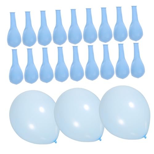 TOBBOMEY 100St Luftballons für Geburtstagsfeiern Party umwerben Geburtstagsballons Bogen event hochzeitsballons Geburtstag Luftballons Dekorationen für Geburtstagsfeiern Emulsion Sky-blue von TOBBOMEY