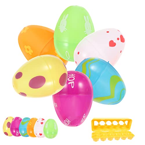 TOBBOMEY 12pcs Vorgefüllte Ostereier Ostern Quetschungen Spielzeug Eier Goodies Bag Füllstoffe von TOBBOMEY