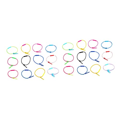 TOBBOMEY 144 Stk Armband für die Party twocolors two colors handgelenk band plasure Freundschaftsarmband mit Reißverschluss Reißverschluss-Armband-Partybevorzugung Damen Schmuck Armband von TOBBOMEY