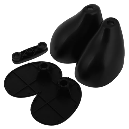 TOBBOMEY 2 Sätze Ersatzteile für Puppenbeine pelziges Mini-Küken Puppenpuppen gefüllte Küken Ersatzpuppen Puppen Accessoires Puppen-Ersatzfüße Babypuppenteile Plastik Black von TOBBOMEY