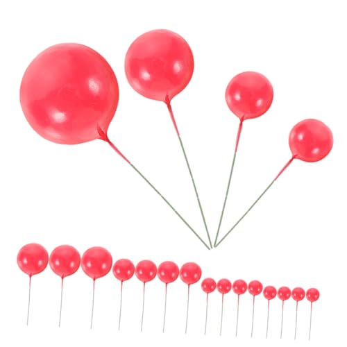 TOBBOMEY 20st Add- Zum Dekorieren Von Kuchen Ballongas Hochzeitsdeko Geburtstagskerzen Für Torte Luftballons Ballon-cupcake-picks Cupcake-dekor Zum Geburtstag Ball-topper Metall von TOBBOMEY