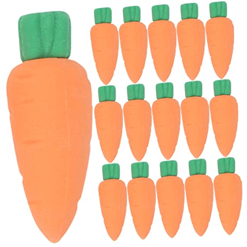 TOBBOMEY 40St Karotten Radiergummi Block-Radierer Karotten-Ornament zu Ostern radiergummi kinder erasers for spielzeug Puzzlematte Radiergummi für Schreibwaren Radiergummis für Kinder von TOBBOMEY