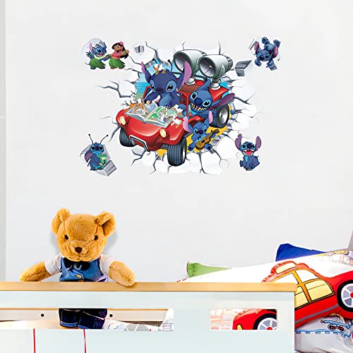Wandaufkleber, Wandaufkleber, 3D-Effekt Aufkleber, Poster Wandaufkleber Kinderzimmer Schlafzimmer (20831) von TOCAVE