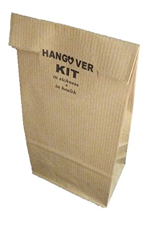 50 Kraft Bags Hangover Kit- Kit antiresaca Text in English von TodoKraft