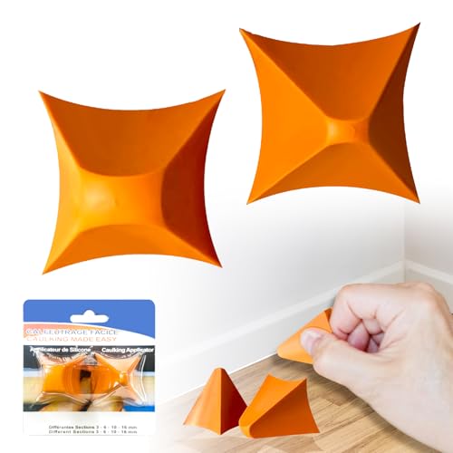 2 Stück Silikonnaht-Werkzeuge Silikonfalzwerkzeug Multifunktional Silicone Seam Tools Silikon Tool Silikon Bad Glättaufsatz Silikon Wiederverwendbare Silikon Naht Werkzeug Set für Küche Bad Esszimmer von TOGETDREAM