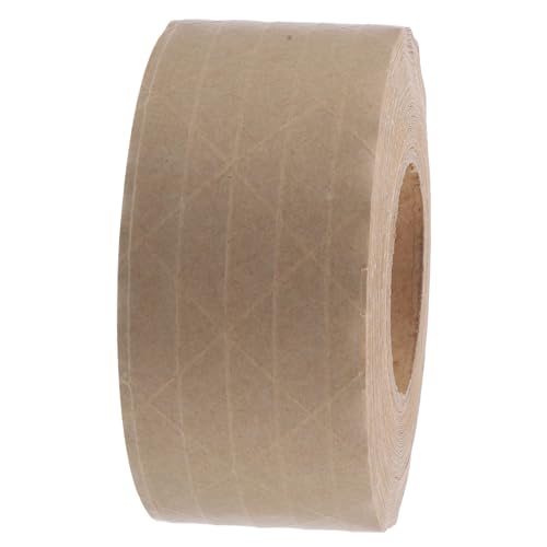 TOGEVAL 1 Rolle Fotorahmen verpackungsmaterial packing tape datei bewegliches Klebeband für Kartons gummiertes Papierband Band schwere Packband aus braunem Papier Kraftpapier von TOGEVAL