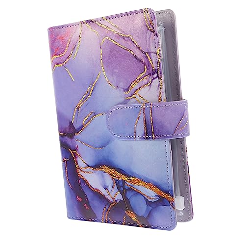 TOGEVAL 1 Satz Binder Hauptbuch Zinn Kalender Buch Brieftasche Artikel Bargeldfüllung familienorganizer home organizer Haushaltshandbuch Geld sparender Ordner beschichtetes Papier Violett von TOGEVAL