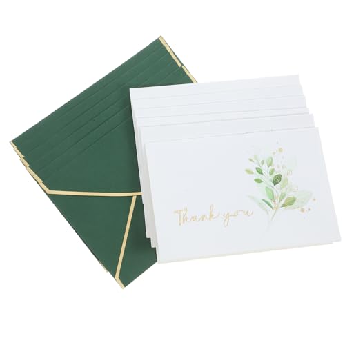 TOGEVAL 1 Satz Grußkarte Geschenkkarte Briefumschläge Geldgeschenke Geburtstag Danke Liefern Elegante Dankeskarten Danke Zubehör Schöne Dankeskarten Danke Karten Shop-zubehör Papier von TOGEVAL