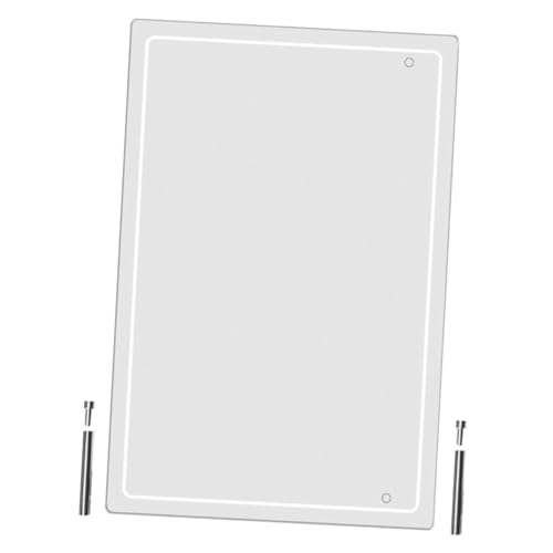 TOGEVAL 1 Satz Transparente Schreibtafel Schreibtisch Whiteboard Memo-schreibtafel Notizblock Für Den Schreibtisch Schreibtischbrett Beschreibbare Tischtafel Löschbares Whiteboard Acryl von TOGEVAL