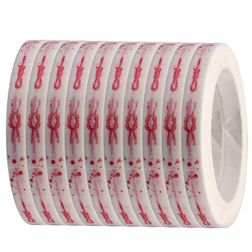 TOGEVAL 10 Rollen Bandset geschenkband Washi-Tape Basteln Scrapbooking Klebeband Kunsthandwerk Klebeband dekorative Bänder für Sammelalben Scrapbook-Dekor Tagebuchband Papier von TOGEVAL