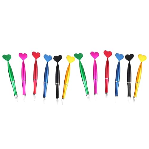 TOGEVAL 12St Kugelschreiber Platz Gel-Tintenstift ergonomischer Schülerstift Kinderstift Kinderschulpreis schreibutensilien schreibkladde tragbarer Stift Wohnaccessoires Abs Colorful von TOGEVAL