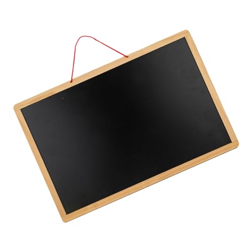 TOGEVAL 1Stk Tafel Message-Board-Ornamente Staffelei Whiteboard Mini-Whiteboard ? Tarafl? Tahta Desktop-Whiteboard write board hangboard tavlit Board-Anhänger Tür Anhänger hölzern Black von TOGEVAL