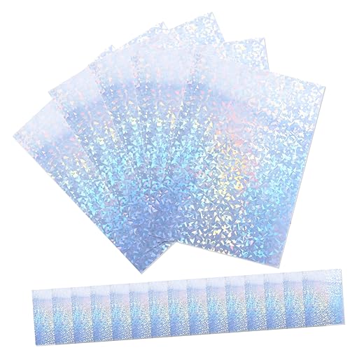 TOGEVAL 20 Blatt Glänzendes Druckerpapier Glitzerndes Bedruckbares Papier Für Drucker Glitzeraufkleber Ideal Für Bastelprojekte Und Dekorationen von TOGEVAL