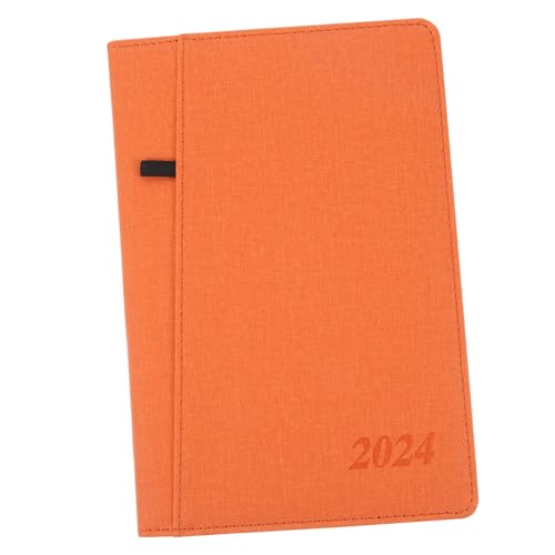 TOGEVAL 2024 Agenda -Buch Notebook Für Schedule 2024 Zeitplan Notizbuch Daily Plan Notebook Büro Zubehör Office Angebot Zeitmanagement Notizbuch Schedule Notiert 2024 Englisch Notizblock von TOGEVAL