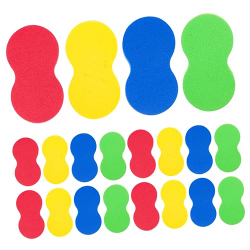 TOGEVAL 20St 15pcs（，，） würfelunterlage leds leuchtmittel trocken abwischbarer Radiergummi Whiteboard-Zubehör Kleine Whiteboard-Radiergummis Eva Radiergummis von TOGEVAL