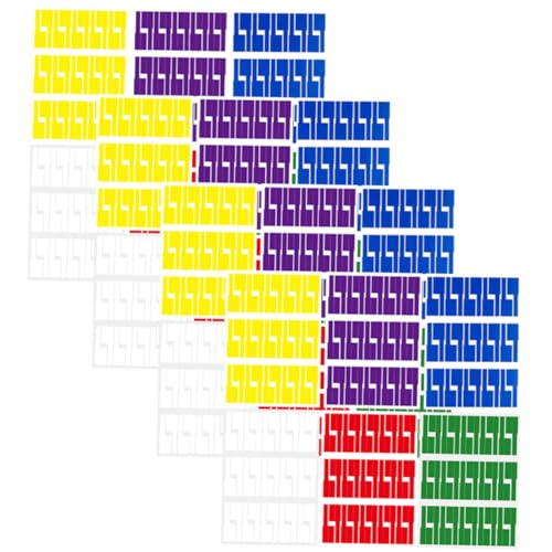 TOGEVAL 24 Blätter Kabelmanagement-tags Etiketten Für Elektronikkabel Draht-tags Selbstklebende Kabeletiketten Mehrfarbige Kabeletiketten Klebeetiketten Für Kabel Pvc Selbstklebend von TOGEVAL