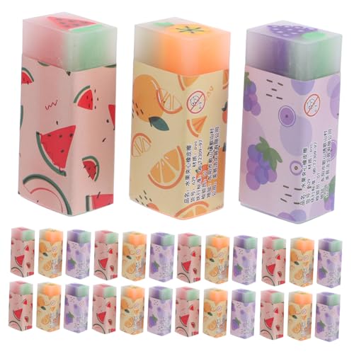 TOGEVAL 36St Radiergummi erasers for für kinder cautsch geschenketueten kinder radirgummie Mini-Radierer süßes stationäres Mini-Obst-Radierer Lustige Schulmaterialien von TOGEVAL