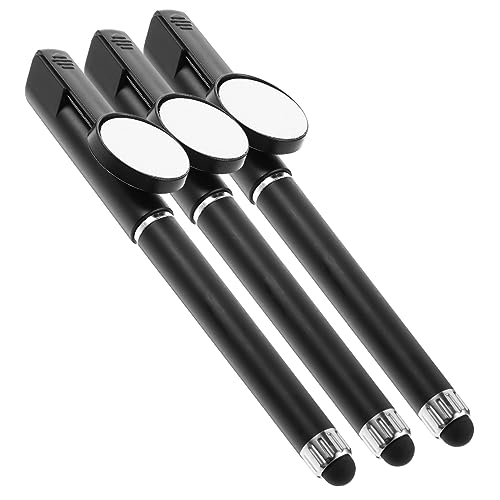 TOGEVAL 3st Business-diy-sublimationsstift Leer Gelstift Masse Büro Stift Multifunktions-gelstift Signierstifte Büroschreibstift Tragbarer Business-kugelschreiber Black Aluminiumlegierung von TOGEVAL