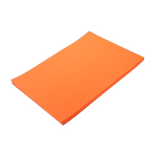 TOGEVAL 50 Blatt A4-farbkarton Pastellfarbenes Baupapier Diy Kopierpapier Farbiger Karton Farbiges Druckerpapier Malmaterial Kartenpapiere Zeichnen Von Bastelpapieren Kartonpapier Orange von TOGEVAL