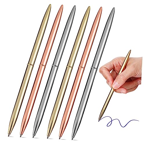 TOGEVAL 6 Stk Kugelschreiber aus Metall Stifte ergonomischer Kugelschreiber Haushalt Stift interessanter Stift schreibutensilien schreibkladde Multifunktionsstift tragbarer Schreibstift von TOGEVAL