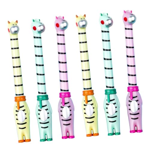 TOGEVAL 6st Gel Stift Tiere Stift Cartoon-schild-stift Kinder Schreiben Stift Signaturstift Für Frauen Tierische Kugelschreiber Kawaii Tintenstifte Tintenstift Für Mädchen Plastik von TOGEVAL