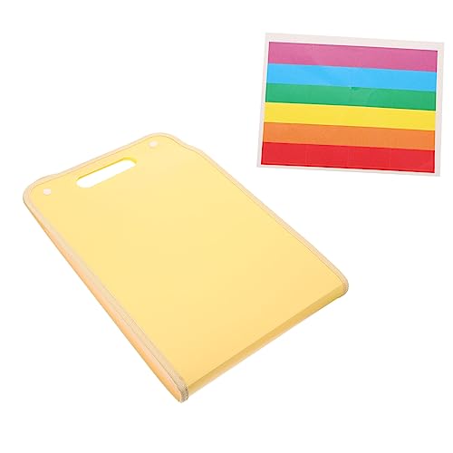 TOGEVAL Aufbewahrungstasche Aktentasche Ordnertaschen im A4-Format Bindemappen büro aufbewahrung office organizer ordnee briefumschläge Papierbehälter Dokumentenorganisator Plastik Yellow von TOGEVAL