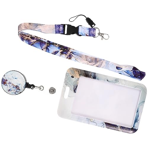 TOGEVAL Ausweishalter bürozubehör bürogadges karteikarten halter id card holders id holder Abzeichen Rollen Abzeichen-Clip transparenter Namensschildhalter Spielkartenhalter Plastik Weiß von TOGEVAL