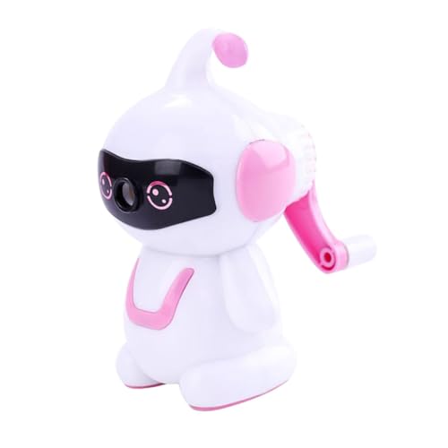 TOGEVAL Bleistiftspitzer Buntstifte Für Kinder Werkzeuge Für Kinder Elektrischer Schärfer Roboter Für Kinder Elektrowerkzeuge Kidzrobotix Farbige Eyeliner-stifte Roboterfigur Eisen Rosa von TOGEVAL