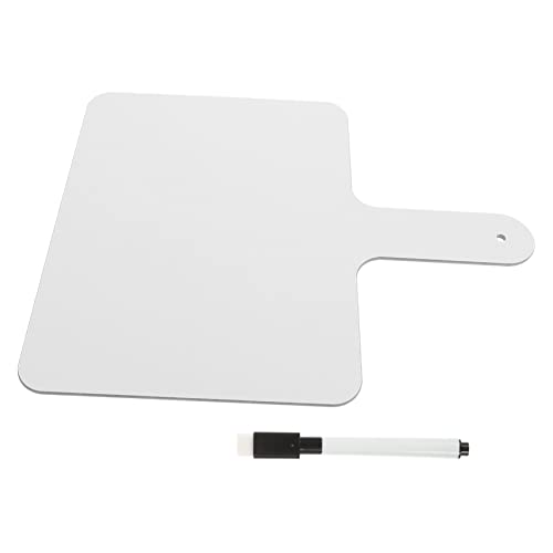 TOGEVAL Doppelseitiges Handheld Whiteboard mit Abwischbarer Oberfläche Langlebiges Antwort und Punktetafel für Klassenzimmer Sportveranstaltungen und Spiele Leicht und Tragbar Marker TOGEVAL Doppelseitiges Handheld Whiteboard mit Abwischbarer Oberfläche Langlebiges Antwort und Punktetafel für Klassenzimmer Sportveranstaltungen und Spiele Leicht und Tragbar Marker von TOGEVAL