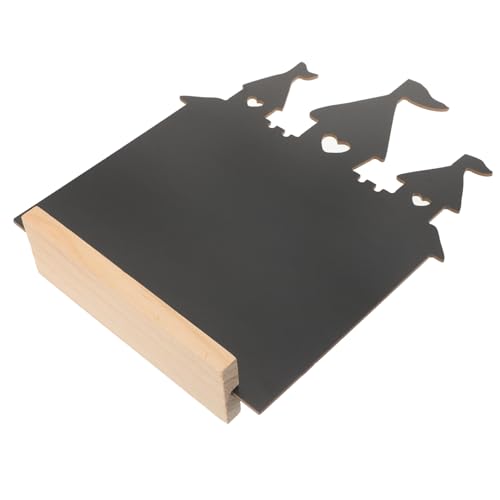 TOGEVAL Kreidetafel-schild Mini-tafelschilder Tafelschild Für Den Tisch Kindertafel Kreidetafeln Kleine Kreidetafel Stehendes Kreidetafelschild Kreidetafel Staffelei Zeichen Hölzern Black von TOGEVAL