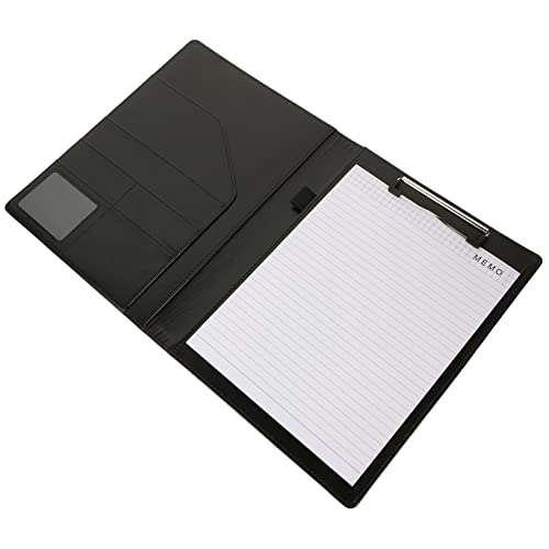 TOGEVAL Mappe Kasse Inhaber einer Bürokarte Haushaltsbuch Zubehör Schlüssel ordner kreditkartenhalter office supplies Dokumentenhalter bürogadges Bürobedarf schreibtafel beachten Pu Black von TOGEVAL