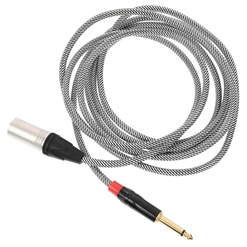 TOGEVAL Öffentliches Audiokabel Von Gitarre Kabel Versorgung Instrument Patchkabel Gitarre Lautsprecher Gitarren-audiokabel Audiokabel Für Gitarre Faser Baumwollgarn von TOGEVAL