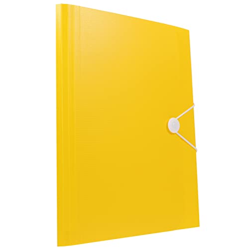 TOGEVAL Organbeutel Dokumententasche Schreibtisch-organizer Organisator Aus Papier Papieraufbewahrungsorganisator Kabel Akkordeon-datei-organizer Werkzeugkasten Briefordner Yellow Plastik von TOGEVAL