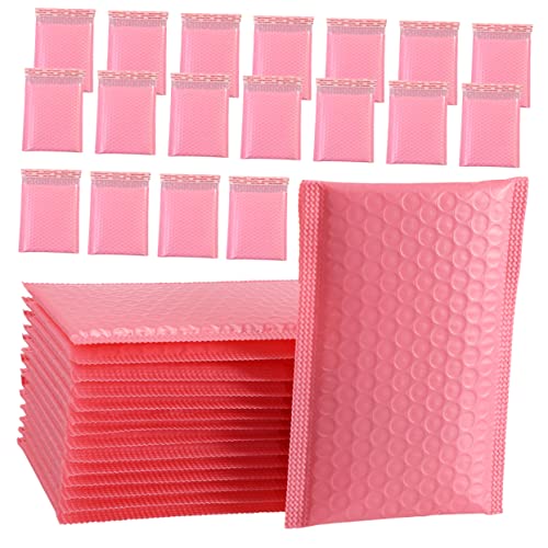 TOGEVAL Pinke Luftpolstertaschen Selbstklebende Versandtaschen 11x13+ Ideal Für Sichere Und Versand Von Paketen Wasserabweisend Robust Und Reißfest von TOGEVAL