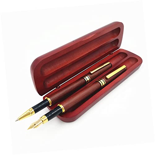 TOGEVAL Signierstift Set Mit Rosewood Füllfederhalter Und Kasse Ideal Für Schulbedarf Kreative Projekte Und Persönliche Gravuren Elegantes Design Und Hochwertiges Material von TOGEVAL