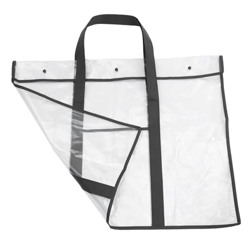 TOGEVAL Skizzenblock-tasche Aufbewahrungstasche Für Künstler Kunstbedarfstasche Aufbewahrungstasche Für Zeichenwerkzeuge Tasche Für Zeichenbrett Reißbrettträger Handtasche Pvc Black von TOGEVAL