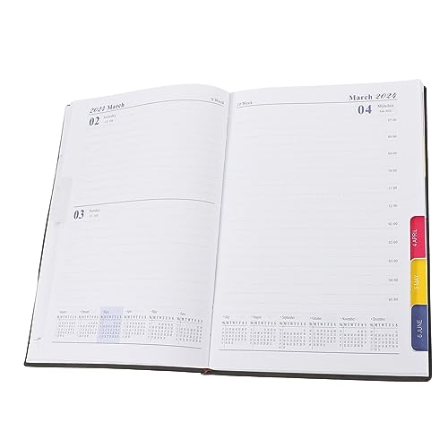 TOGEVAL Unterrichtsplaner To-do-liste Notizblock Studienplanblock Terminkalender Lehrerplanbuch Effizientes Planpad Effizienter Kalender Zeitplan Kalender Studienkalender Black Papier von TOGEVAL