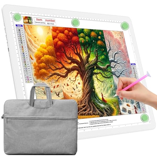 TOHETO Lightbox mit Tasche, A3-60-B, Weiß TOHETO Lightbox mit Tasche, A3-60-B, Weiß von TOHETO