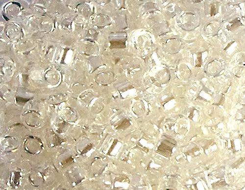 Japanische Perlen Zylinder Schatz glänzend weiß 3,3 mm 8/0 100 g Japanische Perlen Zylinder Schatz glänzend weiß 3,3 mm 8/0 100 g von Toho