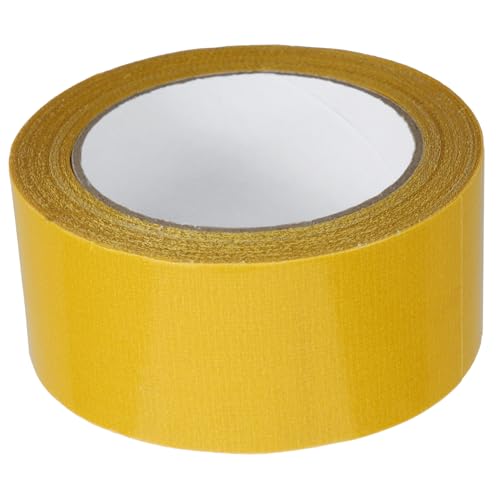 TOKIDNY 1 Rolle Doppelseitiges Klebeband Bänder Dichtungsband Gitterband Teppichklebeband Klebeband Zum Basteln Teppichband Für Teppich Hochleistungs-klebeband Ballaststoff Yellow von TOKIDNY