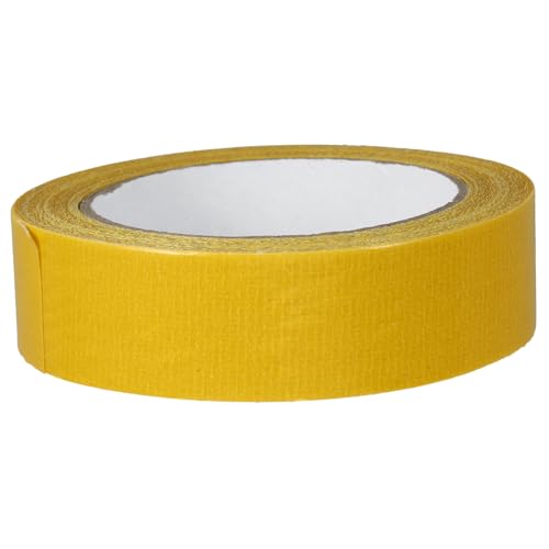 TOKIDNY 1 Rolle Doppelseitiges Klebeband Reparaturband Hochleistungs-klebeband Teppichklebeband Für Hartholzböden Gewebeband Klebeband Für Teppich Bastelband Stoffband Ballaststoff Yellow von TOKIDNY