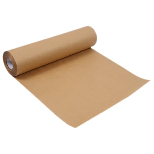 TOKIDNY 1 Rolle Geschenkpapier Postalisches Packpapier Versandpapier Pinnwandpapier Braunes Paketpapier Braunes Kraftpapier Papierverpackung Blumenpapier Bastelpapier Reiner Holzstoff von TOKIDNY