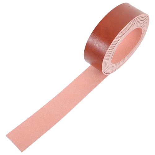 TOKIDNY 1 Rolle Handgefertigtes Leder Bastelmaterial Aus Leder Diy-material Lederhandwerksriemen Diy-taschenmaterial Lederband Selber Machen Lederstreifen Zum Basteln Lederriemen Pu Brown von TOKIDNY